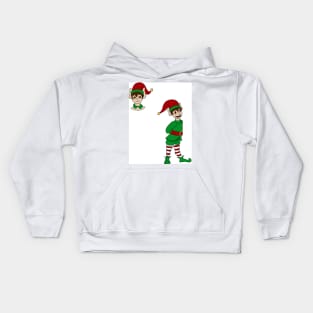 Christmas elf Kids Hoodie